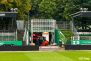 Structure porteuse spéciale pour un mur LED au stade Preußen-Münster