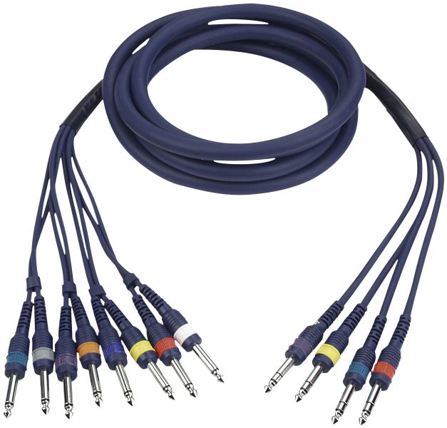 DAP FL69 - 8 Klinke mono > 4 Klinke stereo 6 m