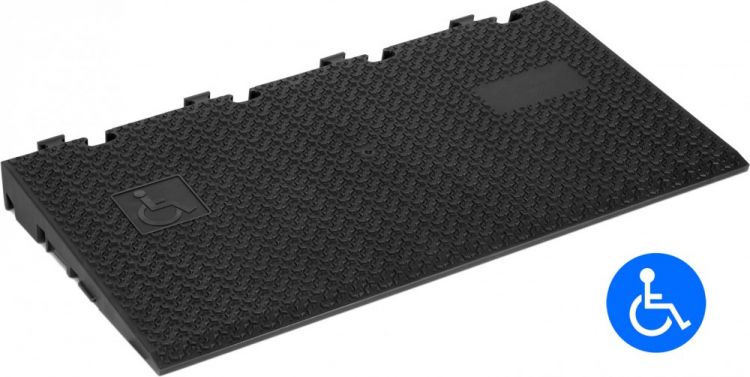Defender 3 2D R - Defender 3 2D modular system for wheelchair ramp and barrier-free transition -