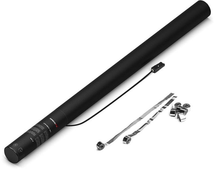 Magic FX Elektrische Streamerkanone PRO 80cm - Silber Metallic