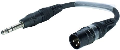 SOMMER CABLE Adapterkabel XLR(M)/Klinke stereo 0,15m