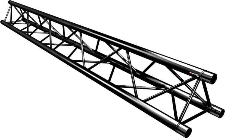 Naxpro-Truss FD 23 Strecke 175 cm RAL9005 - Schwarz - Seidenmatt -B-Stock-