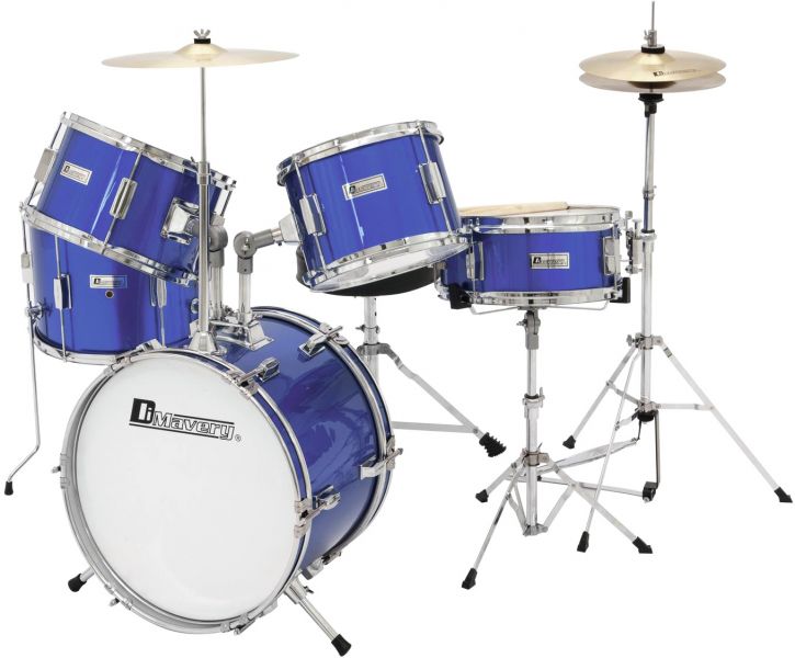 DIMAVERY JDS-305 Kinder Schlagzeug, blau