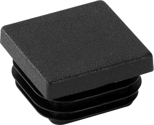 Riggatec Endkappe schwarz für 30 x 30 x 1-2,5 mm Rohr Vierkant