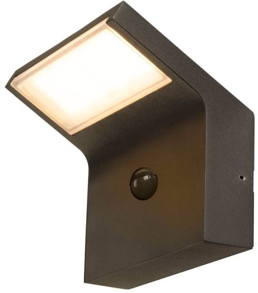 SLV ORDI II, WL, SENSOR, Wandaufbauleuchte, eckig, 2200/3000 K, IP54, schwarz