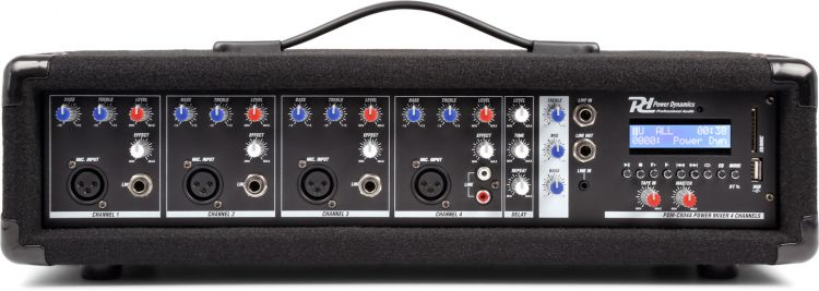 Power Dynamics PDM-C405A 4-Kanal-Mischpult mit Verstärker