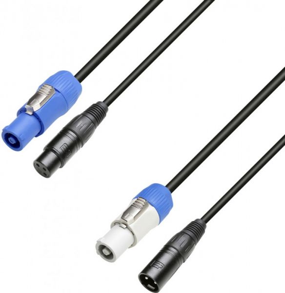 Adam Hall Cables 8101 PSDT 0500 Netz- &amp; DMX Kabel Power Twist