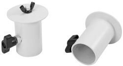 OMNITRONIC BOB-4 Stand Adaptor white 2x