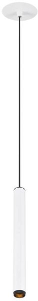 SLV GRIP! S, Pendelleuchte, PHASE, Pendellänge 200 cm, 3000 K, 29°, weiß / schwarz