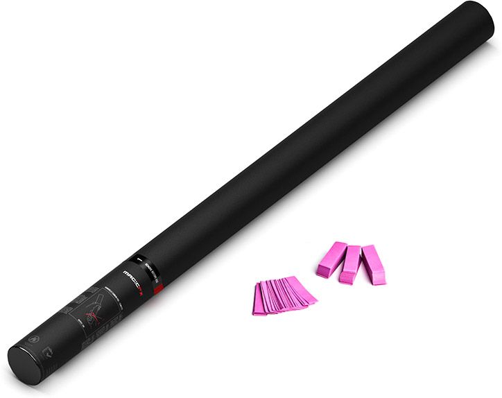 Magic FX Handbetriebene Konfettikanone PRO 80cm - Pink