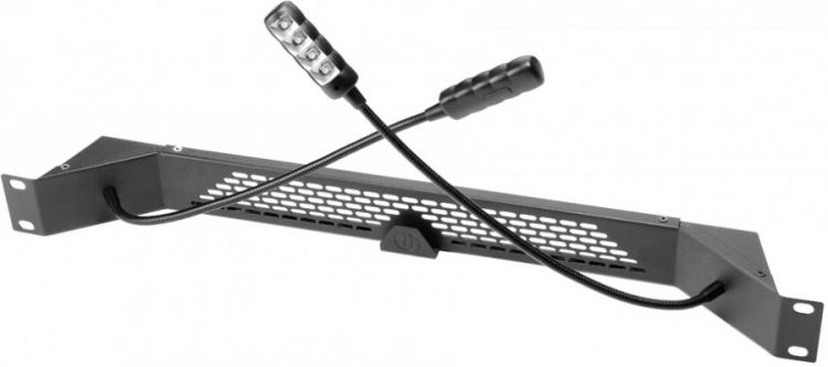 Adam Hall 19" Parts 87463 ULTRA Kaltweiße COB-LED-Rackleuchte