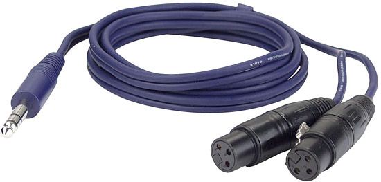 DAP FL37 - 2 bal. XLR/F 3 p. > Klinke stereo 1,5 m