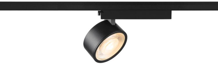 SLV KALU 2.0, 1~ Spot, PHASE, zylindrisch, 2700 K, 10 W, 36°, schwarz