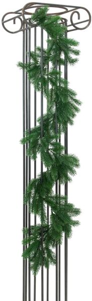 EUROPALMS Tannengirlande, PE, 180cm