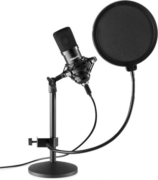 Vonyx CMTS300 Studio-Mikrofon-Set Schwarz