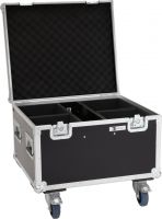 ROADINGER Flightcase 4x LED IP PAR 7x8W QCL/7x9W SCL with wheels