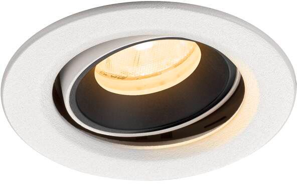 SLV NUMINOS® MOVE XS, Deckeneinbauleuchte weiß/schwarz 4000 K 20°