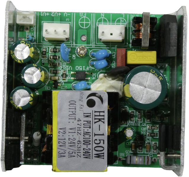 Platine (Netzteil) V1:24V/5A V2:24V/3A LED B-200 Hypno (HK-150W)