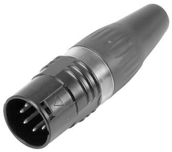 HICON XLR Stecker 5pol HI-X5CM-B