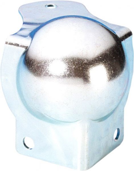 Adam Hall Hardware 4127 Kugelecke mittel mit integrierter L-Ecke 47 mm