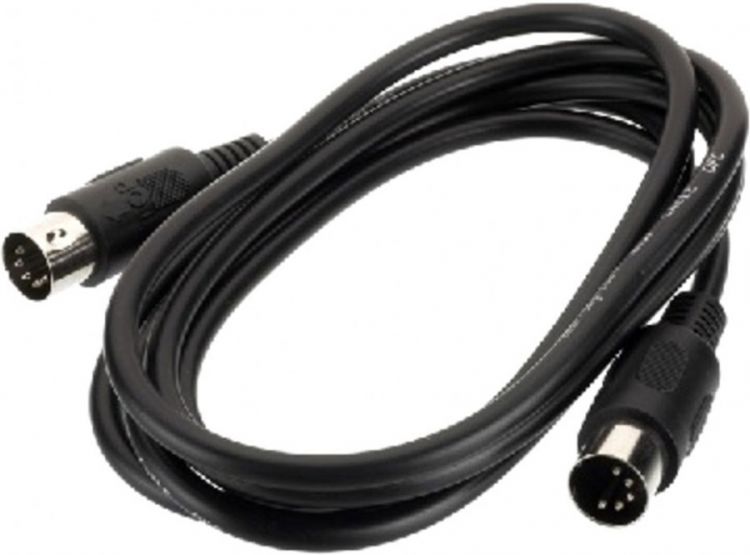 Monacor  MIDI-182/SW Midi-Kabel, 1,8m