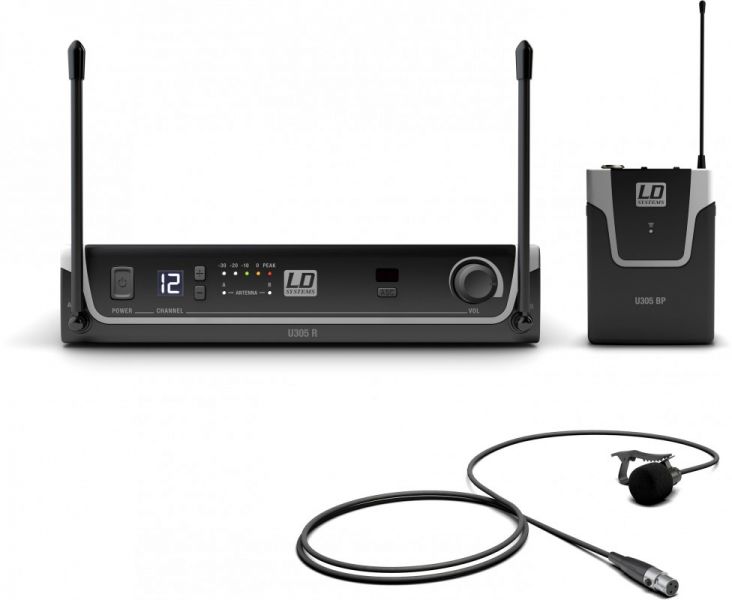 LD Systems U305 BPL Funksystem mit Bodypack und Lavalier Mikrofon