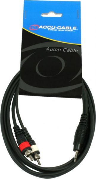 AC-J3S-2RM/3 3,5 Jack Stereo/2xRCA cinch