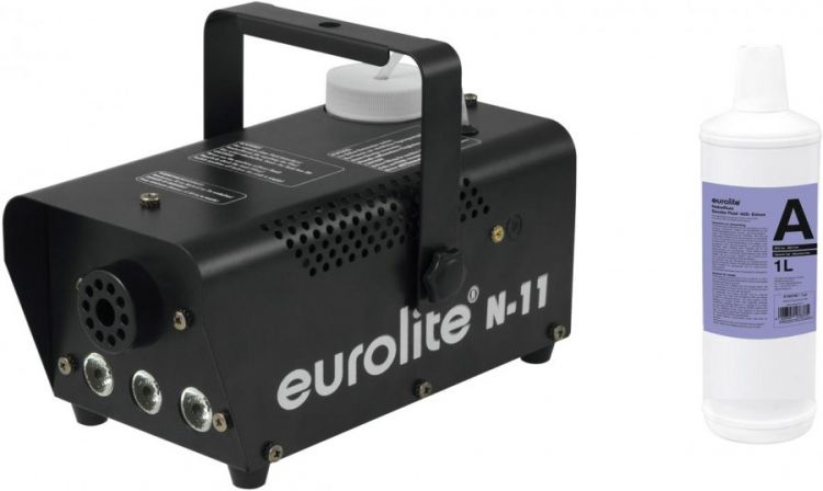 EUROLITE Set N-11 LED Hybrid amber Nebelmaschine + A2D Action Nebelfluid 1