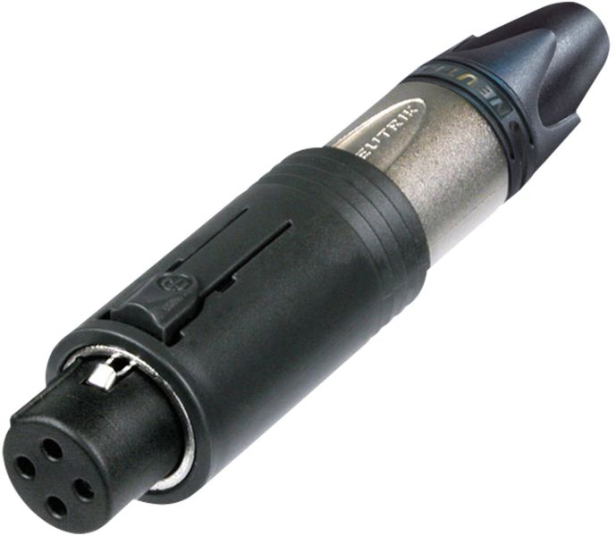 Neutrik XLR 3P Unisex Cable Connector Nickel Metallgehäuse, Silberkontakte