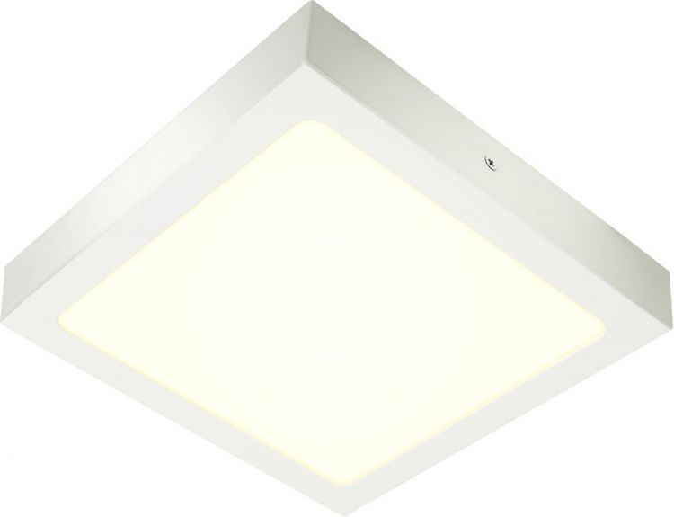 SLV SENSER 24 CW, Indoor, luminaria de superficie de pared y techo led angular blanco 4000K