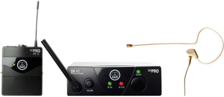 AKG WMS 40 Mini Earmic Set Funksystem mit Ohrbügelmikrofon