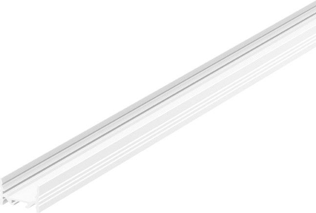 SLV GRAZIA 20, Aufbauprofil, LED, flach, gerillt, 2m, weiß