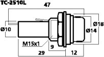 MONACOR TC-2510L Sicherungshalter 