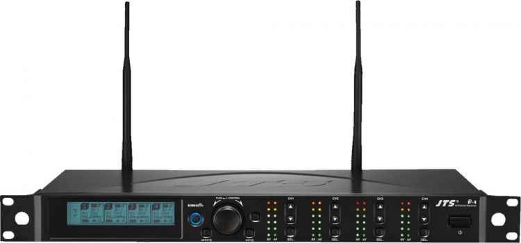 JTS R-4/5 4-Kanal-Diversity-UHF-PLL-Breitband-Empfänger