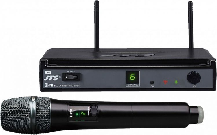 JTS E-7HHSET/5 Conjunto de transmisión de audio PLL UHF