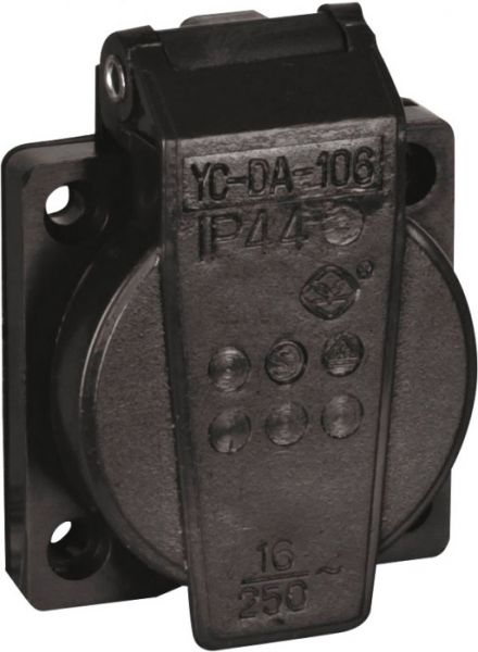 Showtec Chassis 230V/240V VDE Connector  Black