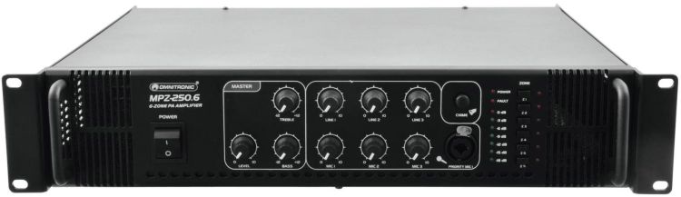 OMNITRONIC MPZ-250.6 Mischverstärker