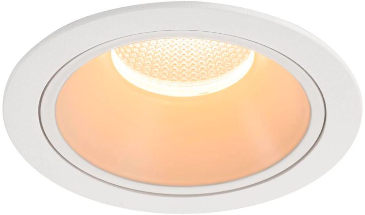 SLV NUMINOS® XL, Deckeneinbauleuchte, 2700 K, 20°, IP20, rund, weiß