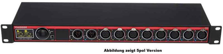 Swisson XPD-28-5R2 (Rack), RDM-DMX-Splitter