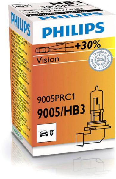 Philips Autolampe HB3 Vision C1 65W 12V P20d 9005PRC1