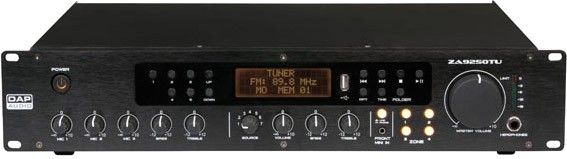 DAP-Audio ZA-9250TU - Zonen-Verstärker mit 250 W und 100 V