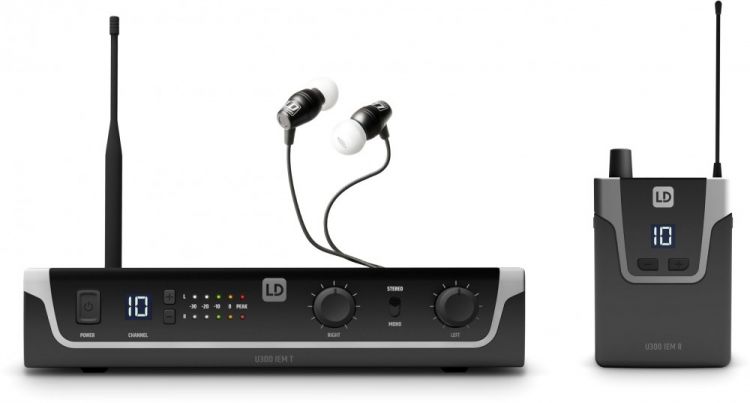 LD Systems U304.7 IEM HP - In-Ear Monitoring System mit Ohrhörern