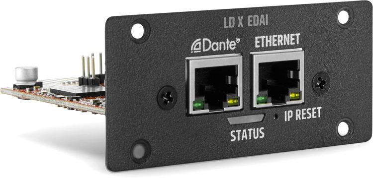 LD Systems X-EDAI - Ethernet & Dante Audio Interface-Erweiterungskarte für IPA-Serie