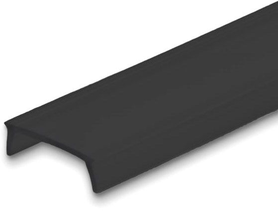 ISOLED Abdeckung COVER32 schwarz/matt 600cm