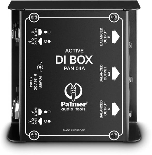 Palmer Pro PAN 04 A Aktive 2-Kanal DI-Box