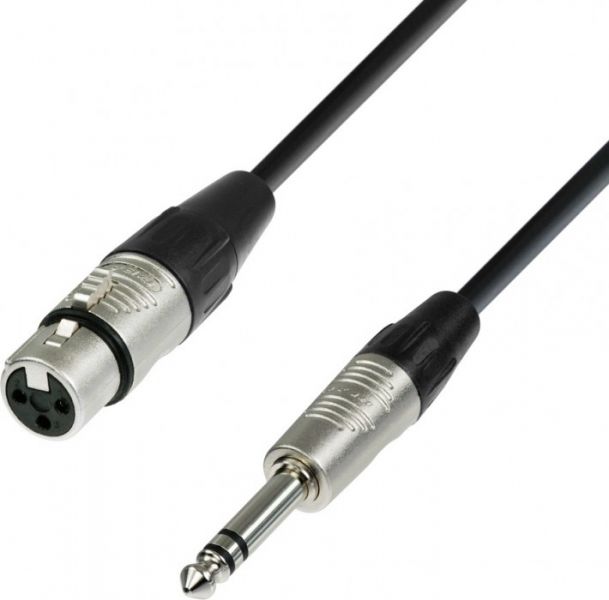 Adam Hall Cables K4 BFV 0060 Mikrofonkabel REAN XLR female auf 6,3 mm Klin