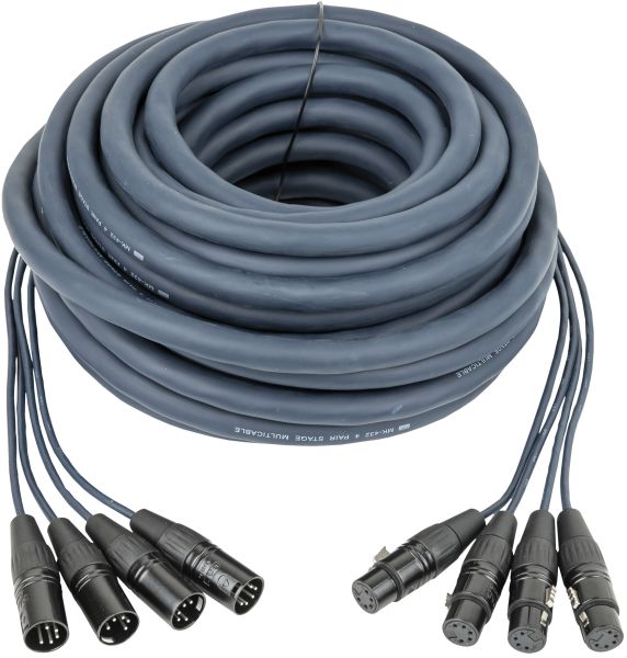 DAP-Audio DMX Snake 4-way 5-pin XLR 4-Universum Multikabel - 20 m