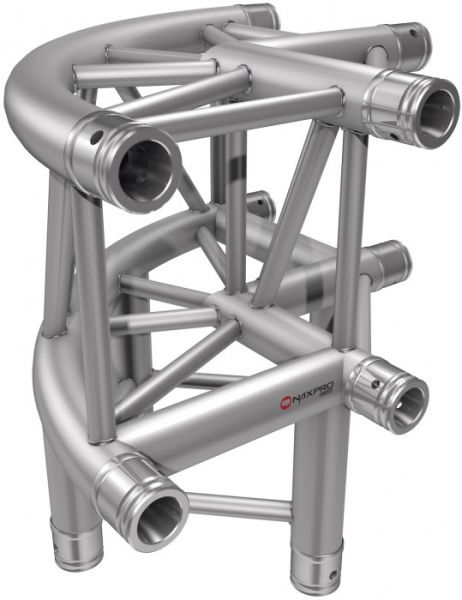 Naxpro-Truss FD 34 C30R 90° 3 Weg Winkel rund