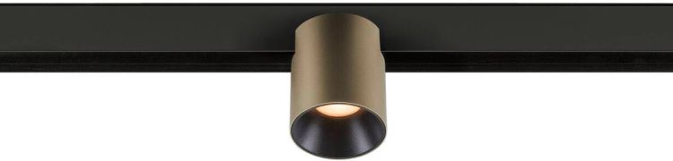SLV FIXT-IT!, 48V, DALI, rund, Surface mounted track, Spot, 2700K, 6.6 W, 36°, bronze / schwarz -B-Stock-
