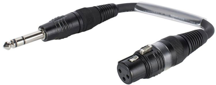 SOMMER CABLE Adapterkabel XLR(F)/Klinke stereo 0,15m